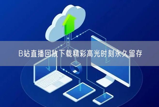 B站直播回放下载精彩高光时刻永久留存