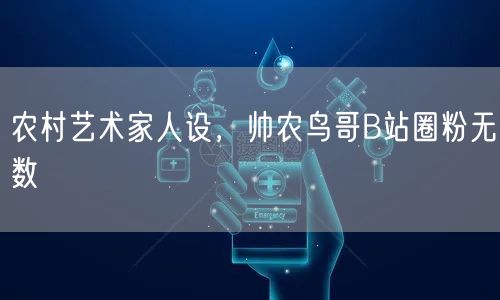 农村艺术家人设，帅农鸟哥B站圈粉无数
