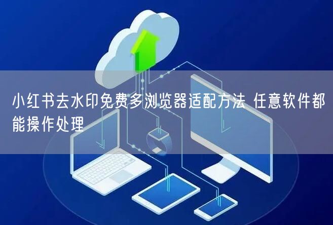 小红书去水印免费多浏览器适配方法 任意软件都能操作处理