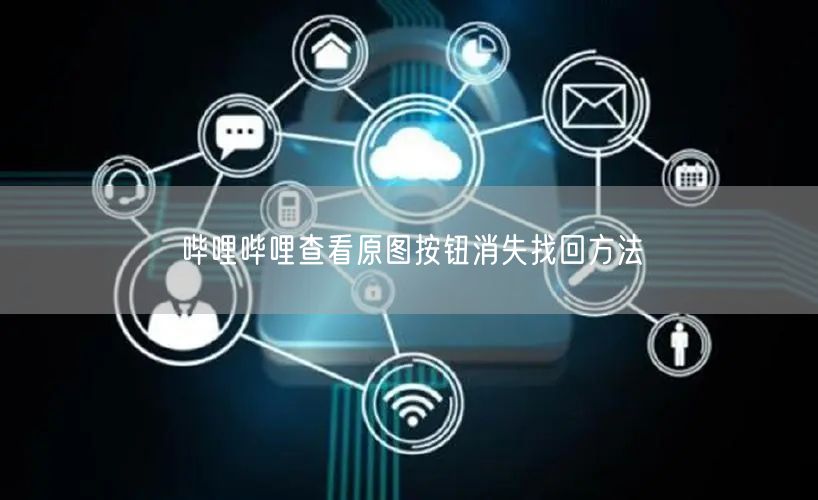 哔哩哔哩查看原图按钮消失找回方法