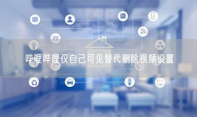哔哩哔哩仅自己可见替代删除视频设置