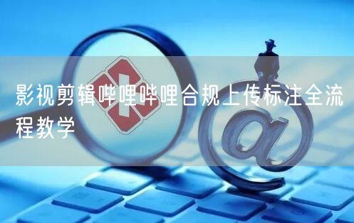 影视剪辑哔哩哔哩合规上传标注全流程教学