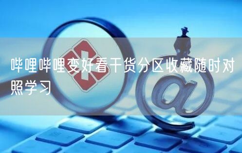 哔哩哔哩变好看干货分区收藏随时对照学习