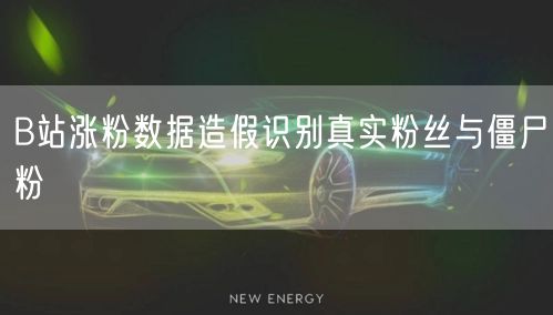 B站涨粉数据造假识别真实粉丝与僵尸粉