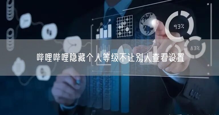 哔哩哔哩隐藏个人等级不让别人查看设置
