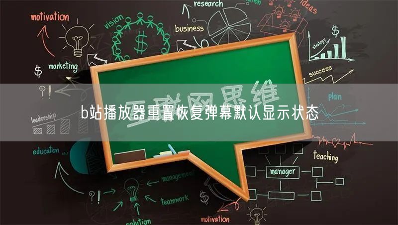 b站播放器重置恢复弹幕默认显示状态